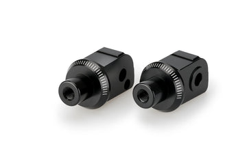 HONDA FORZA 750 [2025] – Adaptador de almohadilla de goma para reposapiés del pasajero – negro - 0