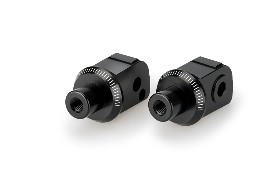 HONDA FORZA 750 [2025] – Adaptador de almohadilla de goma para reposapiés del pasajero – negro