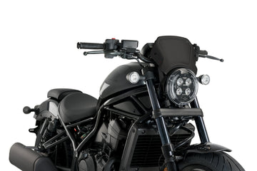 HONDA CMX 1100 REBEL DCT [2025] - Placa frontal de ALU - negro