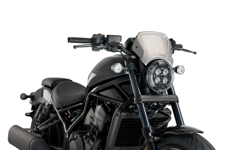 HONDA CMX 1100 REBEL DCT [2025] - Placa frontal de ALU - negro