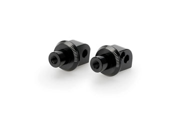 YAMAHA TRACER 7 GT [2025] – Adaptador de almohadilla de goma para reposapiés del pasajero – negro - 0