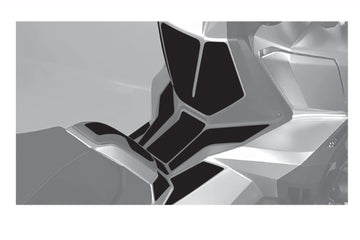HONDA X-ADV [2024] - Protector de tanque antirrayas - Negro - 0