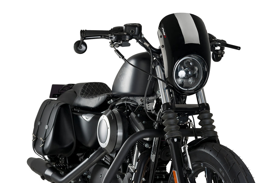 HARLEY-DAVIDSON SPORTSTER 883 IRON XL883N [2022] - Tapa lámpara Anarchy | Negro | PUIG 21083N
