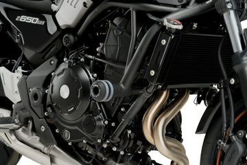 KAWASAKI Z 650 RS [2025] – Protectores de chasis Vintage 2.0 – Negro