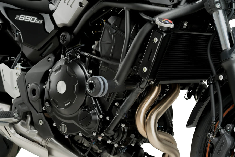 KAWASAKI Z 650 RS [2025] – Protectores de chasis Vintage 2.0 – Negro