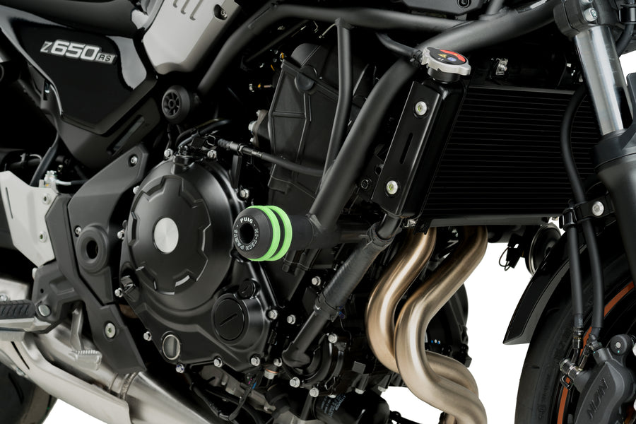 KAWASAKI Z 650 RS [2025] – Protectores de chasis Vintage 2.0 – Negro