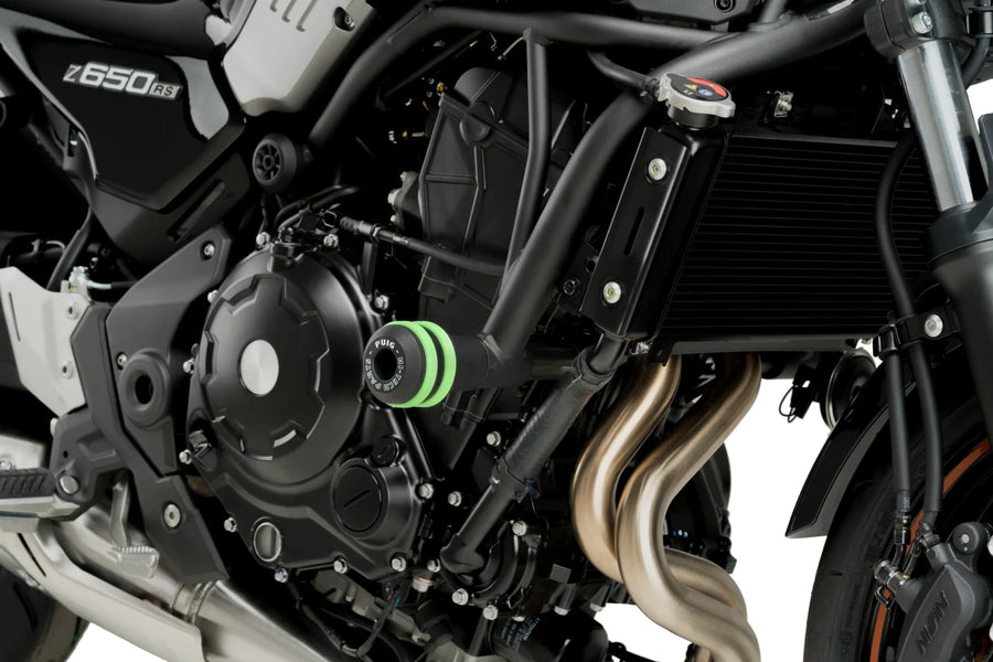 KAWASAKI Z 650 RS [2025] – Protectores de chasis Vintage 2.0 – Negro