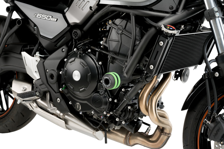 KAWASAKI Z 650 RS [2025] – Protectores de chasis Vintage 2.0 – Negro
