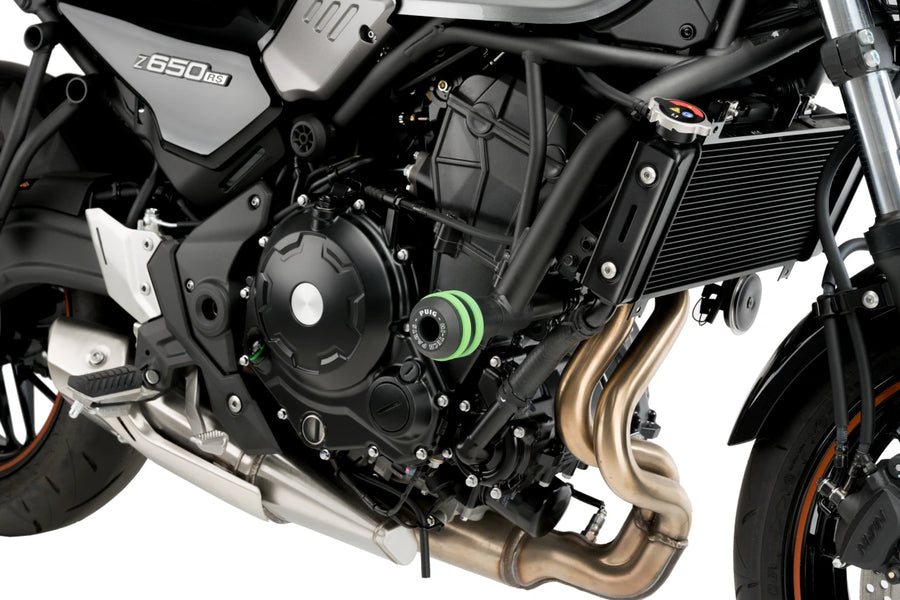KAWASAKI Z 650 RS [2025] – Protectores de chasis Vintage 2.0 – Negro