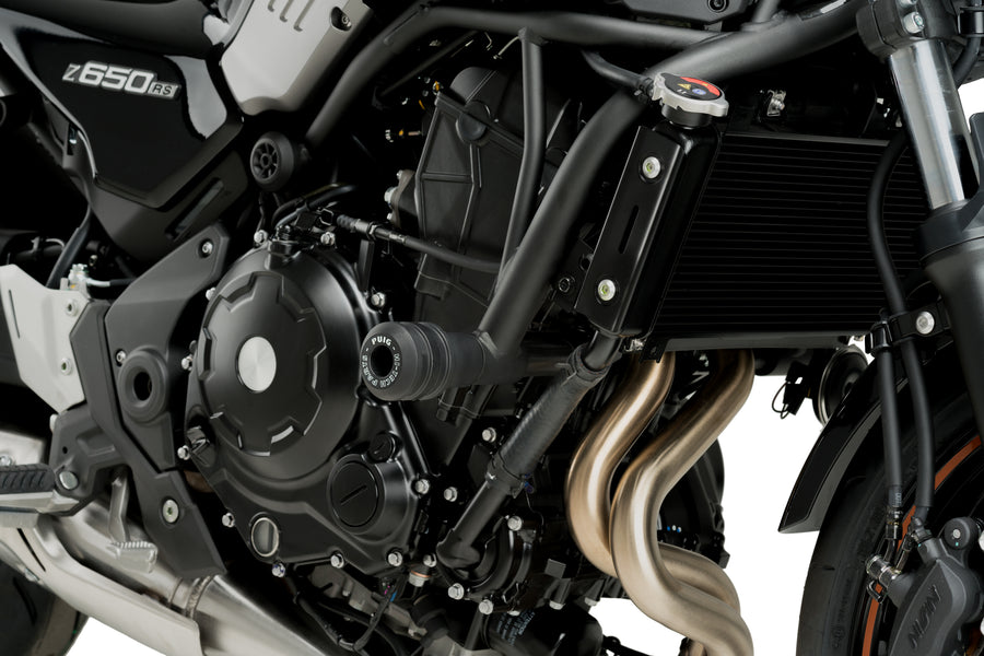 KAWASAKI Z 650 RS [2025] – Protectores de chasis Vintage 2.0 – Negro
