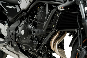 KAWASAKI Z 650 RS [2025] – Protectores de chasis Vintage 2.0 – Negro - 0