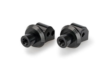 HONDA NT 1100 DCT [2024] – Adaptador de almohadilla de goma para reposapiés del pasajero – negro - 0