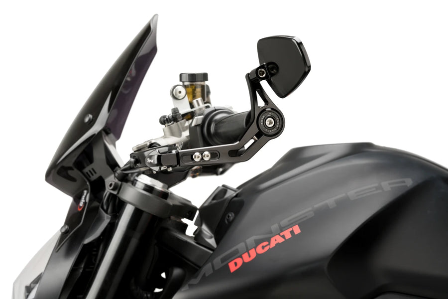 KTM 890 DUKE R [2025] – Protección de manetas de embrague y freno con espejo retrovisor Pro