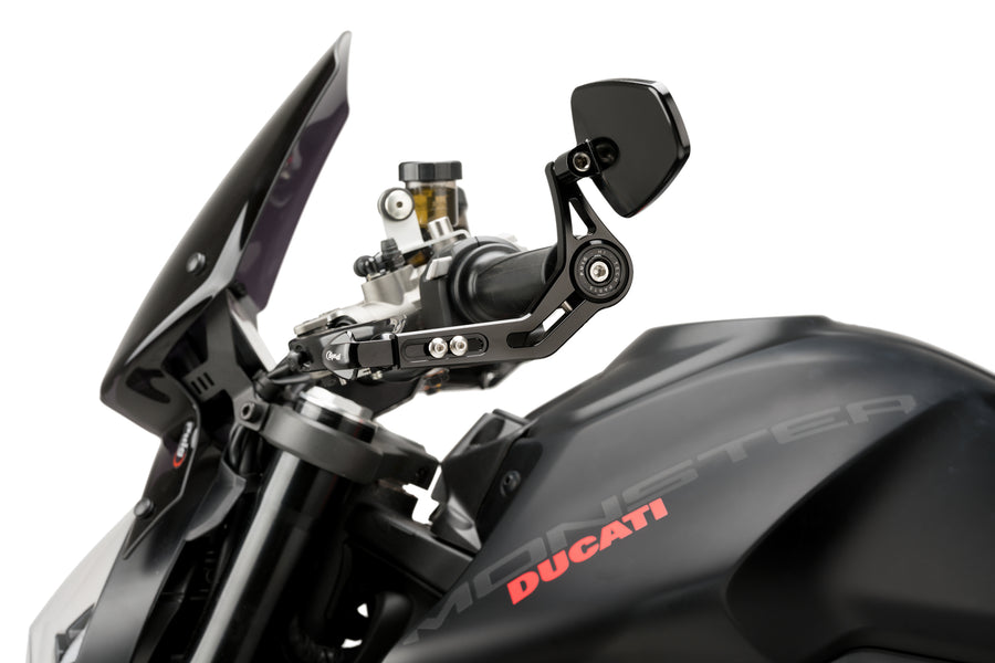 KTM 890 DUKE R [2025] – Protección de manetas de embrague y freno con espejo retrovisor Pro