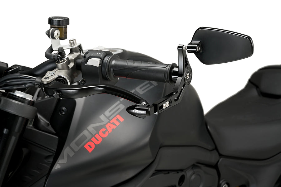 KTM 890 DUKE R [2025] - Protección maneta de embrague con espejo retrovisor Pro | Negro | PUIG 21441N