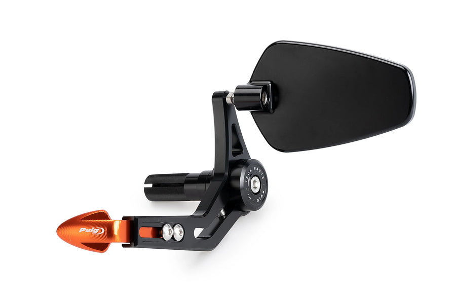 KTM 890 DUKE R [2025] - Protección maneta de embrague con espejo retrovisor Pro | Naranja | PUIG 21441T