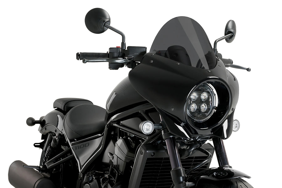 HONDA CMX 1100 REBEL DCT [2025] - Carenado de media carcasa Mirage Touring | Muy tonificado | PUIG 21461F