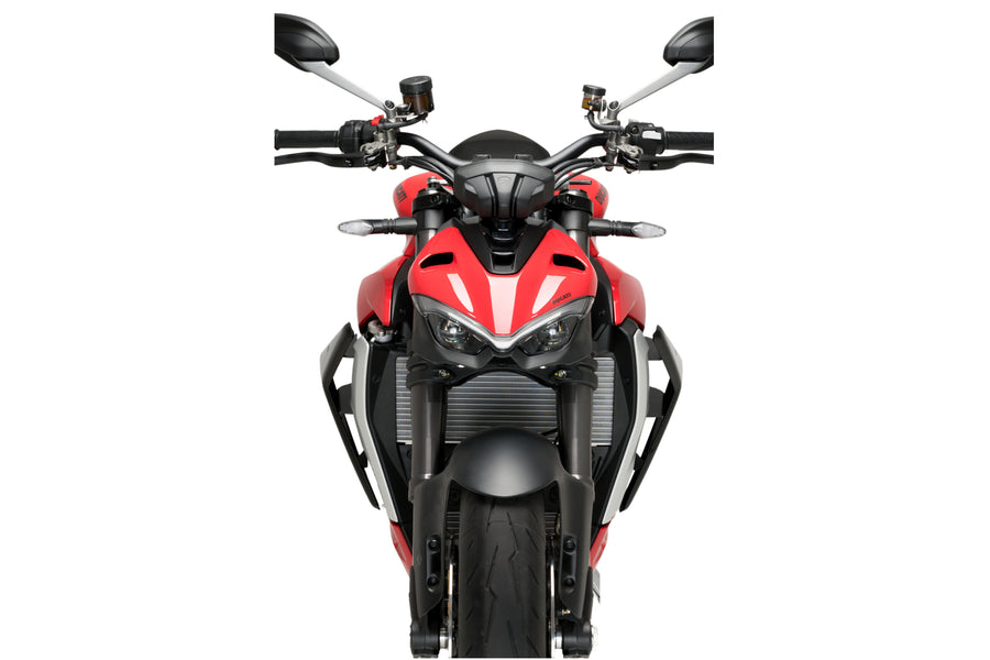 DUCATI STREETFIGHTER V2 [2024] - Lado del parabrisas carenado desnudo - Negro