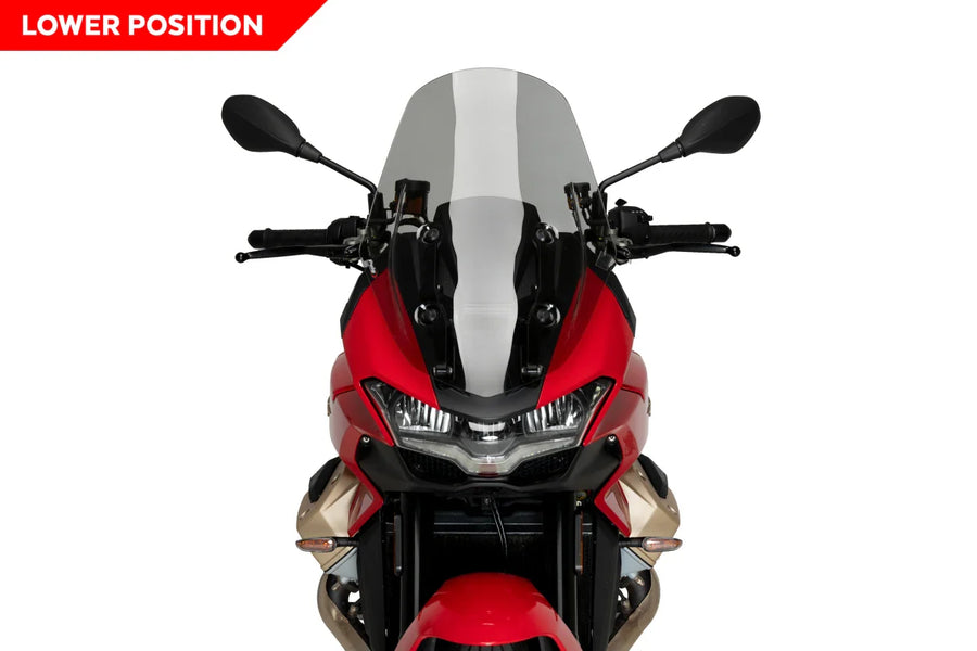 MOTO GUZZI V 100 MANDELLO S [2025] - pantalla touring - muy tintada
