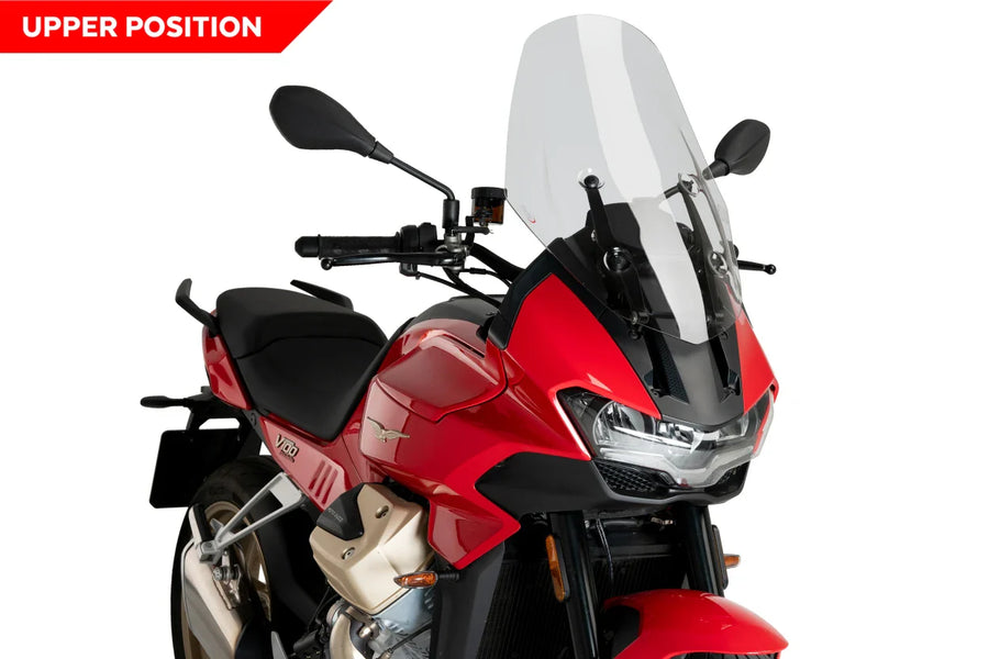 MOTO GUZZI V 100 MANDELLO S [2025] - pantalla touring - muy tintada