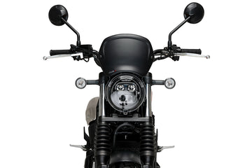 HONDA CL 500 [2025] - Panel frontal PUIG fabricado en ABS | Negro mate | PUIG 21635J