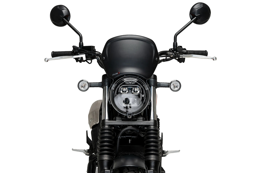 HONDA CL 500 [2025] - Panel frontal PUIG fabricado en ABS | Negro mate | PUIG 21635J