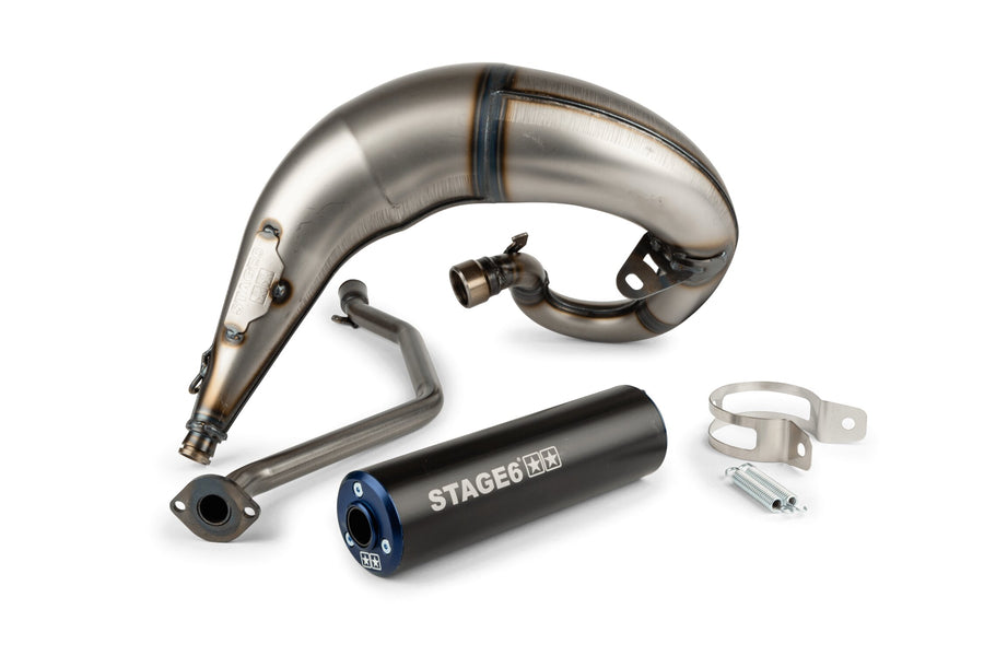 Beta RR SM 50 2T - Escape Streetrace High Mount CNC azul negro