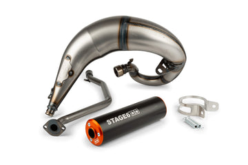 Beta RR SM 50 2T - Escape Streetrace High Mount CNC naranja negro