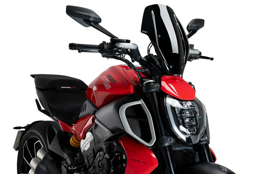 DUCATI DIAVEL V4 [2025] - Disco ajustable de nueva generación | Negro | PUIG 21713N