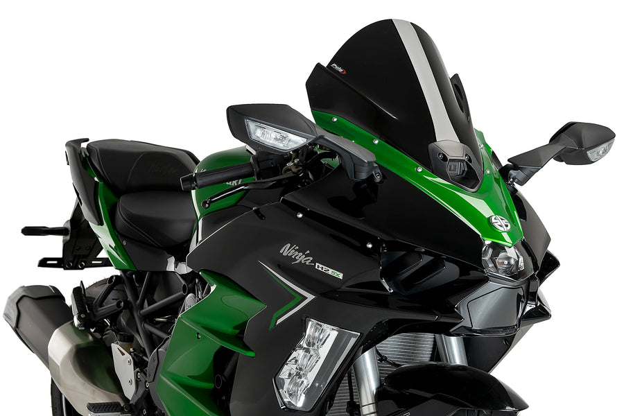 KAWASAKI NINJA H2 SX SE [2025] - Pantalla Z-Racing | Negro | PUIG 21714N