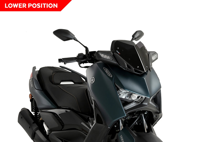 YAMAHA X-MAX 300 TECH MAX + [2024] - V-Tech Line Sport Windschutzscheibe | Stark getönt | PUIG 21744F