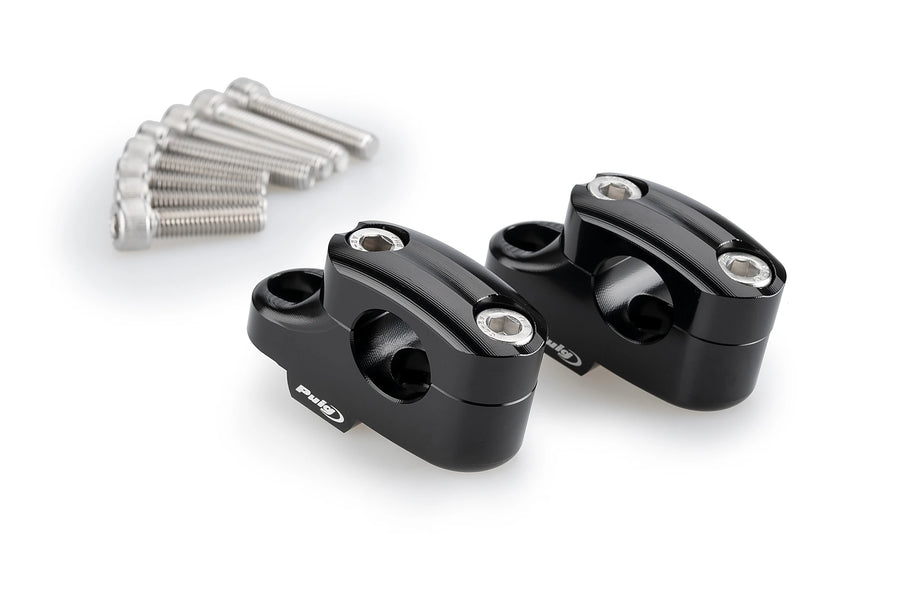 HONDA NC 750 X DCT [2024] - Elevadores de manillar retráctiles | Negro | PUIG 21750N