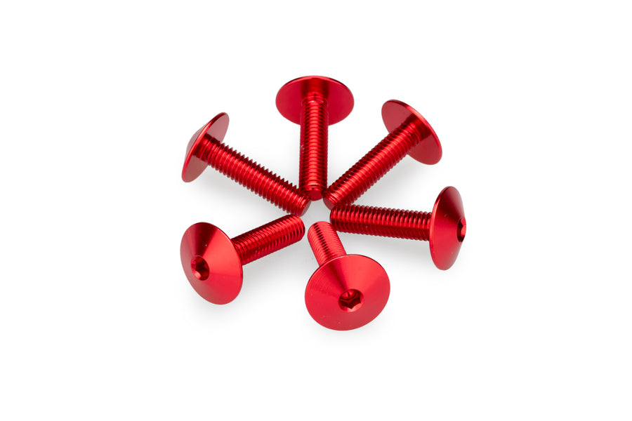 KTM RC 390 [2025] – Kit de tornillos de disco anodizados – Plata