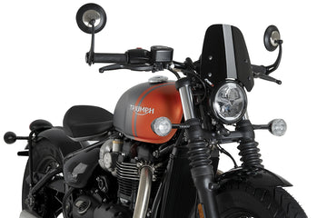 TRIUMPH BONNEVILLE BOBBER [2025] - Sport Nueva Generación | Negro | PUIG 21925N