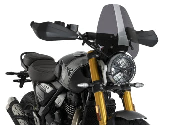 TRIUMPH SCRAMBLER 400X [2025] – Parabrisas retro – muy tintado