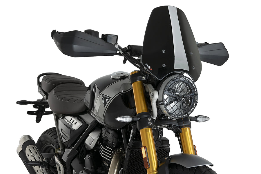 TRIUMPH SPEED 400 [2025] - Cúpula Deportiva PUIG Nueva Generación | Negro | PUIG 21933N