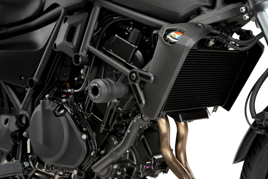 KAWASAKI ELIMINATOR 500 SE [2025] – Protectores de chasis Vintage 2.0 – Negro