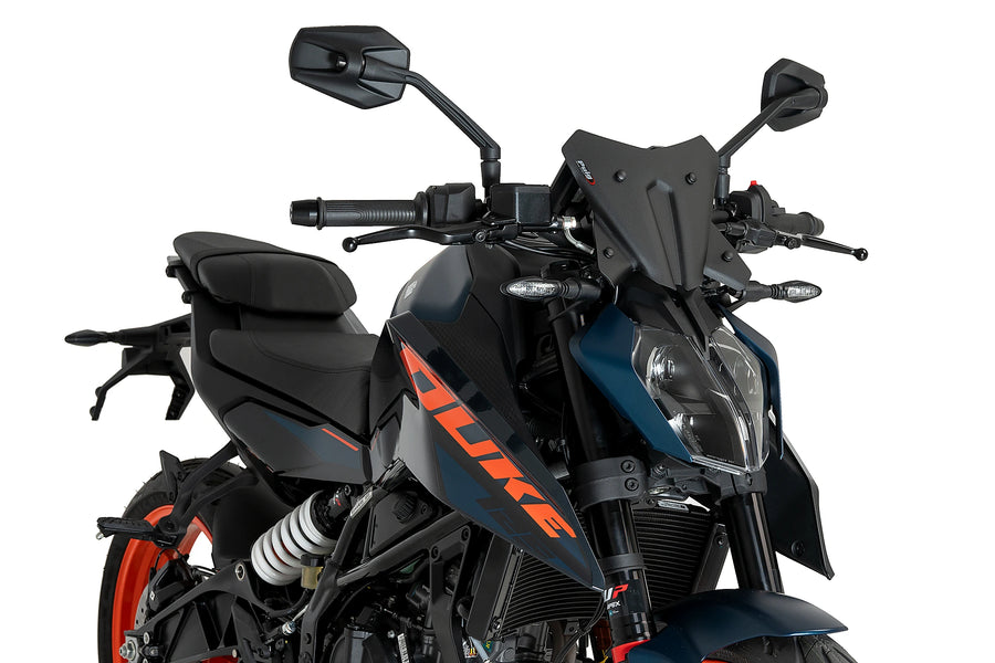 KTM 390 DUKE [2025] - Cúpula deportiva de nueva generación | Negro mate | PUIG 21997J