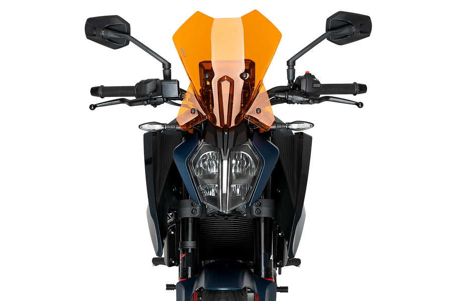 KTM 390 DUKE [2025] - Cúpula Touring Nueva Generación PUIG | Naranja | PUIG 21998T