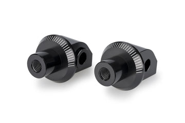 TRIUMPH SPEED 400 [2025] – Adaptador de almohadilla de goma para reposapiés del pasajero – negro - 0