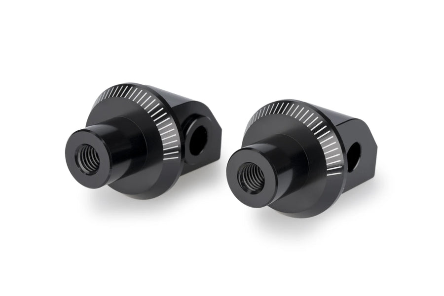 TRIUMPH SPEED 400 [2025] – Adaptador de almohadilla de goma para reposapiés del pasajero – negro