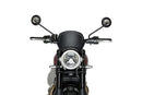 TRIUMPH SCRAMBLER 1200X [2025] - Panel frontal PUIG ABS | Negro mate | PUIG 22223J
