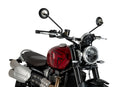 TRIUMPH SCRAMBLER 1200X [2025] – Placa frontal de ALU – negro-9