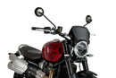 TRIUMPH SCRAMBLER 1200X [2025] – Placa frontal de ALU – negro-5