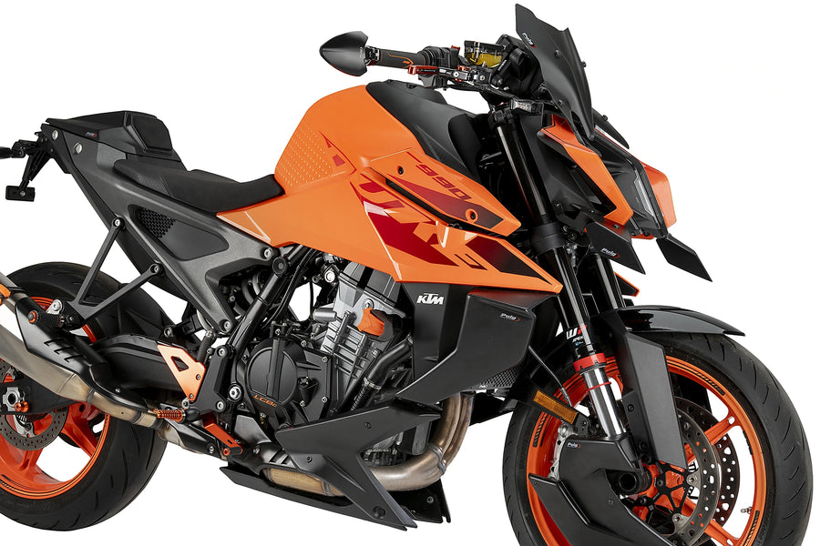 KTM 990 DUKE R [2025] - alerón delantero | Negro mate | PUIG 22228J