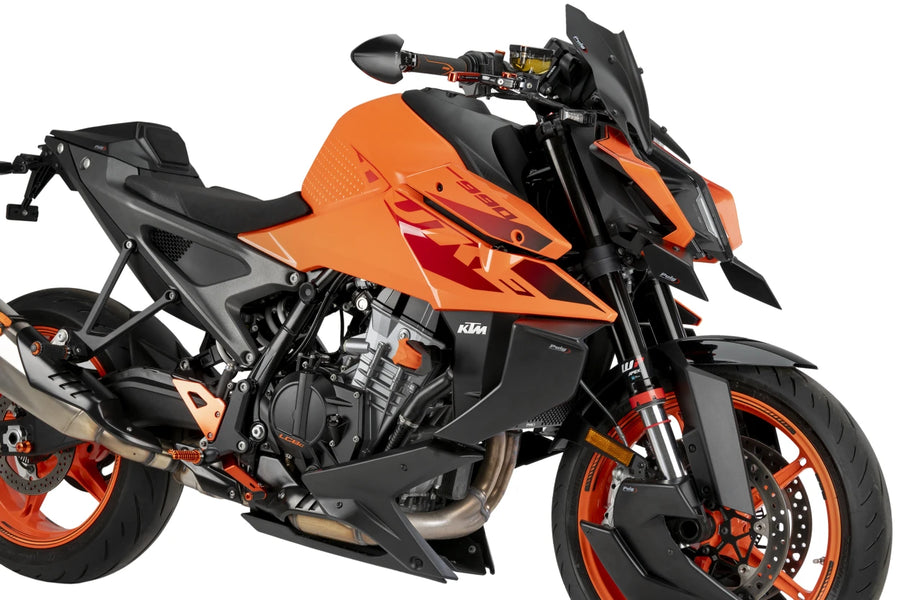 KTM 990 DUKE R [2025] – Spoiler delantero – Negro mate