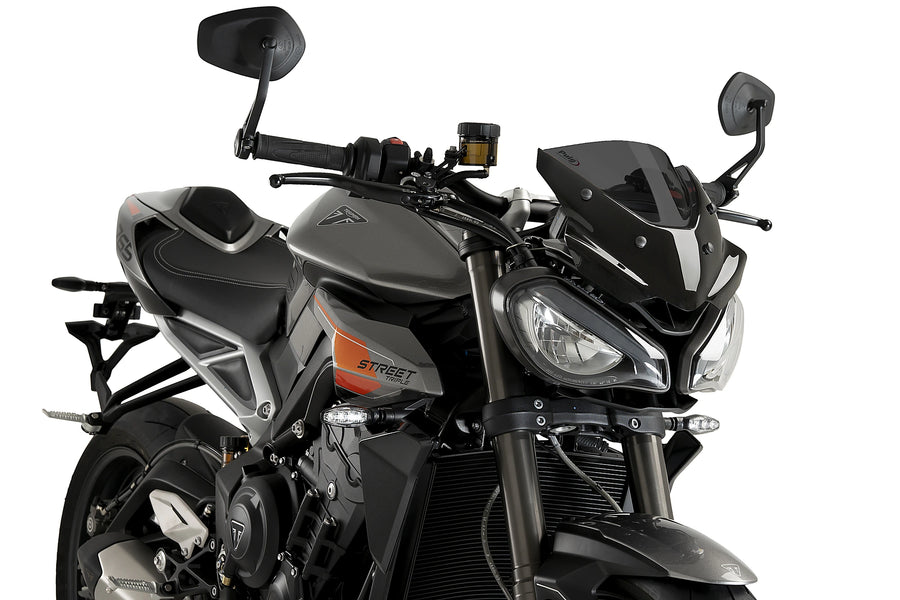 TRIUMPH STREET TRIPLE 765 RS [2025] - Parabrisas deportivo de nueva generación | Muy tonificado | PUIG 22234F