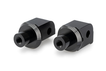 APRILIA TUONO 457 [2025] – Adaptador almohadilla de goma reposapiés del pasajero – negro