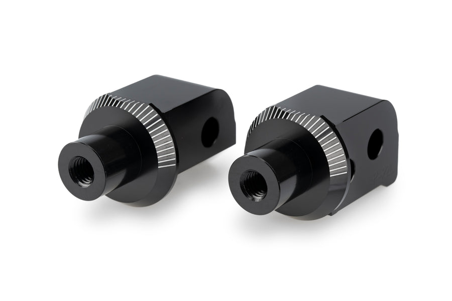 APRILIA TUONO 457 [2025] – Adaptador almohadilla de goma reposapiés del pasajero – negro