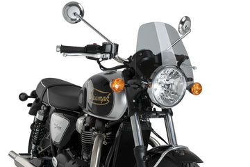 TRIUMPH BONNEVILLE T 120 BLACK [2025] - pantalla touring - muy tintada